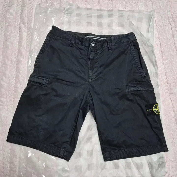 [BUNJANG] Stone Island Cargo Shorts XL Black / 정품 스톤아일랜드 카고반바지 34-XL 블랙