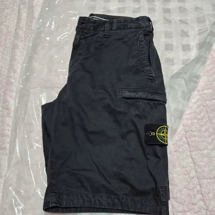[BUNJANG] Stone Island Cargo Shorts XL Black / 정품 스톤아일랜드 카고반바지 34-XL 블랙
