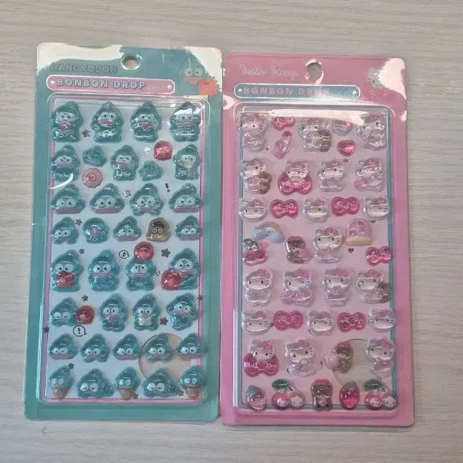 [BUNJANG] Hangyodong x Hello Kitty 3D Sticker Set / 한교동, 헬로키티 입체 스티커 세트