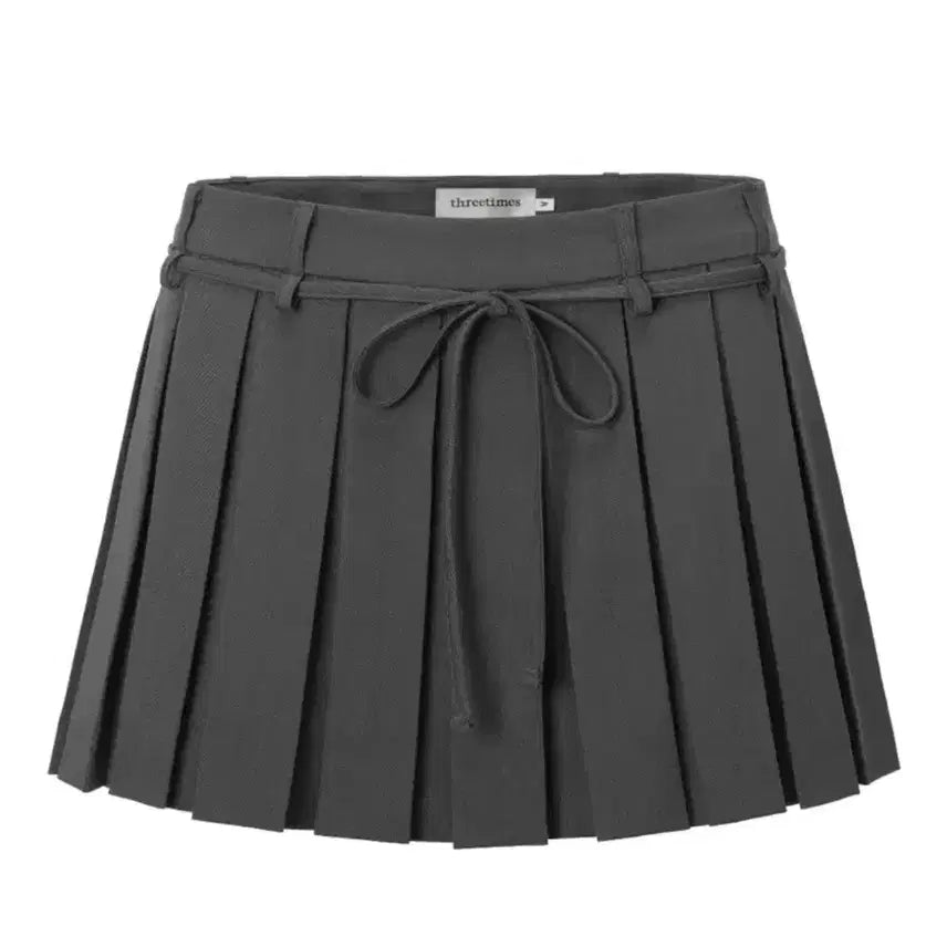 [BUNJANG] Third Time Cheery Skirt Grey (XS) / 쓰리타임즈 cheery skirt grey(XS)새상품
