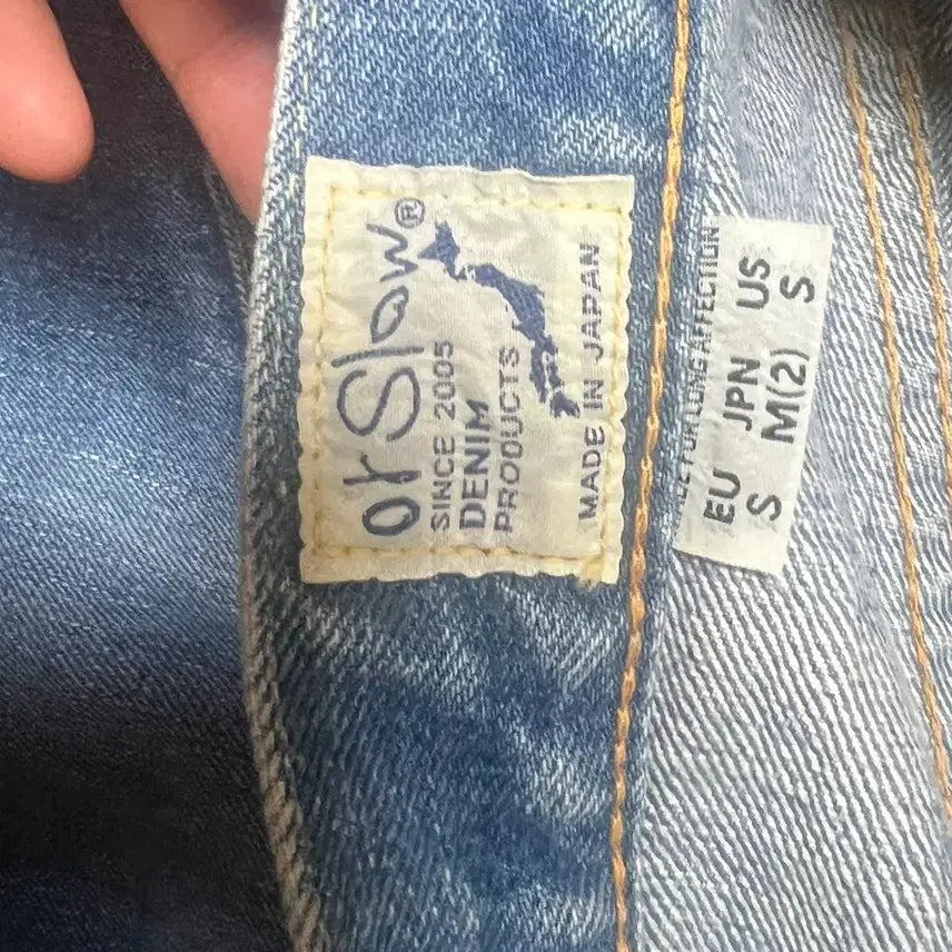 [BUNJANG] OrSlow Mid-Wash Denim Pants Size 2 / 오어슬로우 중청 데님 2사이즈