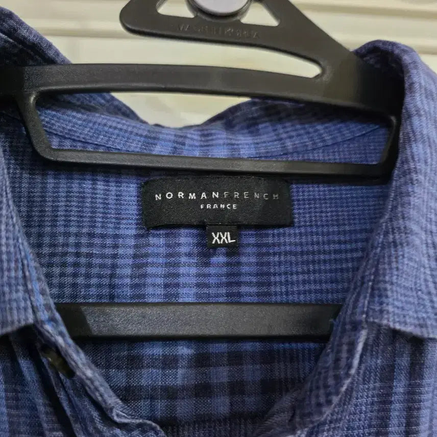 [BUNJANG] Summer Linen Check Pattern Shirt / 봄 여름  고급스런  마 린넨  남방셔츠   깨끗해요 가슴단면 61