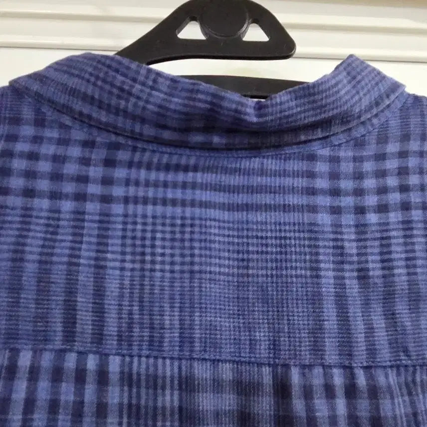 [BUNJANG] Summer Linen Check Pattern Shirt / 봄 여름  고급스런  마 린넨  남방셔츠   깨끗해요 가슴단면 61