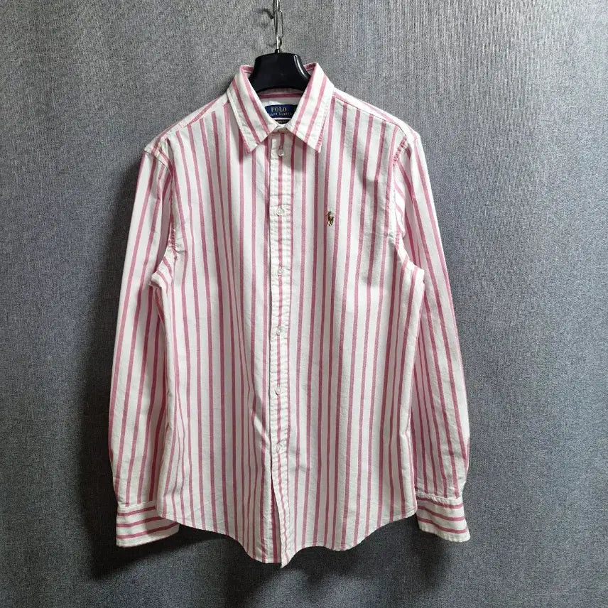 [BUNJANG] Polo Ralph Lauren Oxford Stripe Shirt / QR폴로랄프로렌 옥스포드 남방 S