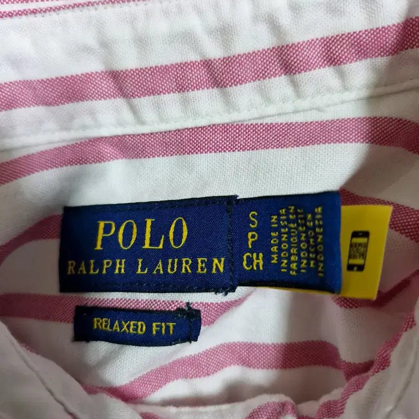 [BUNJANG] Polo Ralph Lauren Oxford Stripe Shirt / QR폴로랄프로렌 옥스포드 남방 S