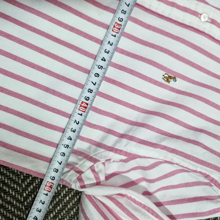 [BUNJANG] Polo Ralph Lauren Oxford Stripe Shirt / QR폴로랄프로렌 옥스포드 남방 S