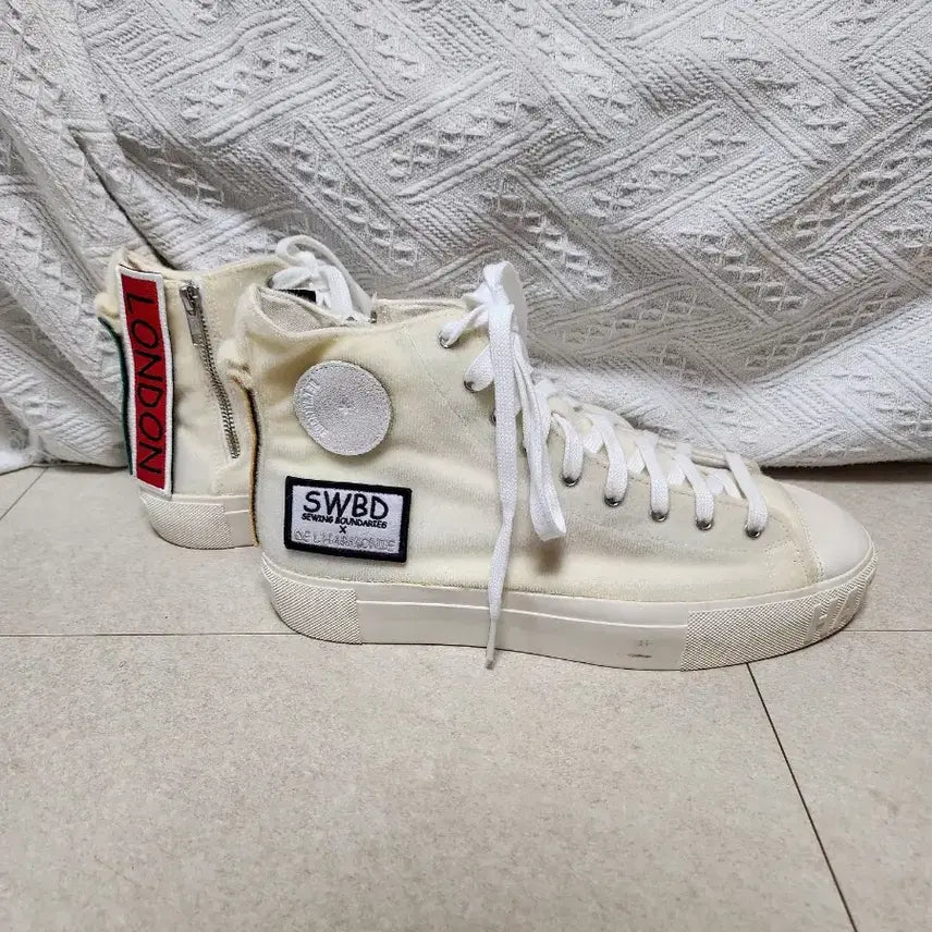 [BUNJANG] Deharmonie Andante Velcro High-Top Sneakers / (미사용) 드하모니 안단테 벨크로 280