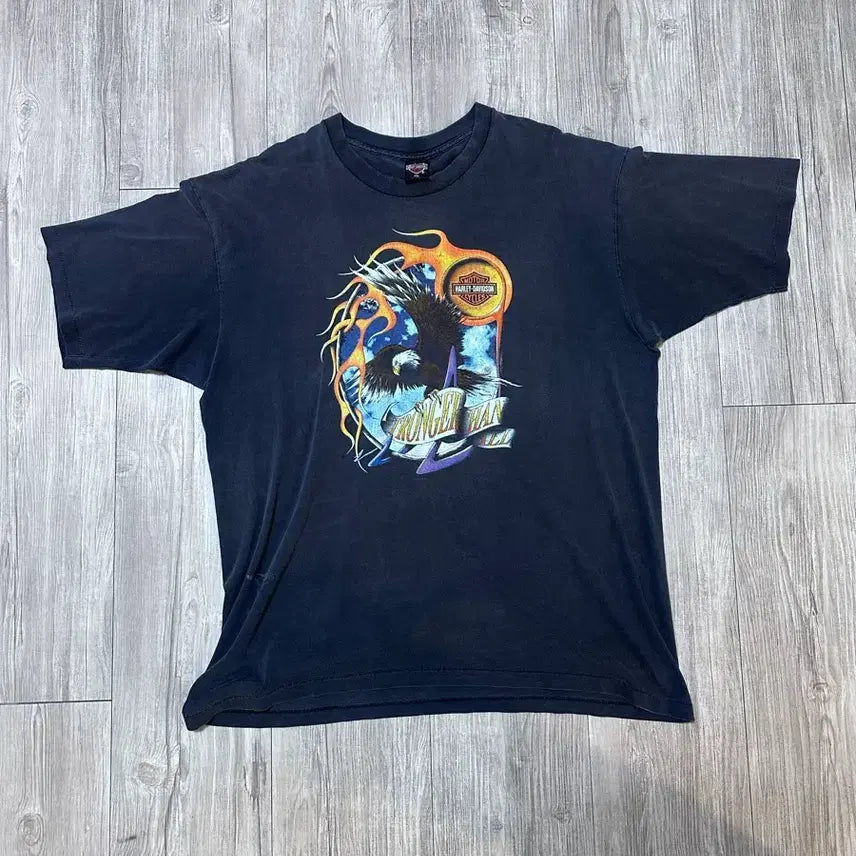 [BUNJANG] Vintage Harley-Davidson T-Shirt Black Made in USA / 빈티지 할리데이비슨 반팔티 블랙 MADE IN USA