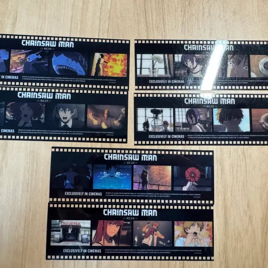 [BUNJANG] Chainsaw Man Reze Arc Film Makima Aki Angel Denji Bundle Set / [개봉+일괄] 체인소맨 레제편 영화필름 특전 마키마 아키 천사 덴지