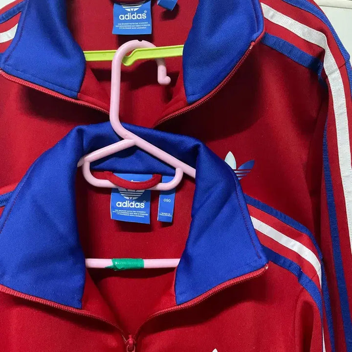 [BUNJANG] Adidas Track Top Jersey Bundle Set / 아디다스 빨강/파랑 트랙탑 져지 일괄 90-95