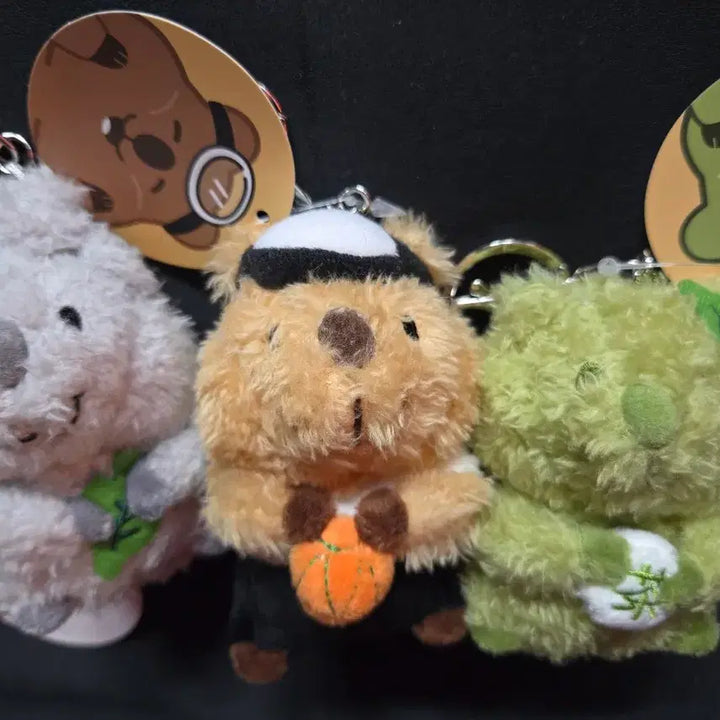 [BUNJANG] Jeju Island Quokka 3-Piece Keyring Bundle Set / 제주도 쿼카 3종키링(새상품)일괄
