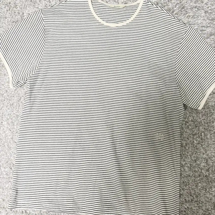 [BUNJANG] MUNSUN Unisex Marine Stripe Ringer T-Shirt / 문선 UNISEX Marine Stripe Ringer T