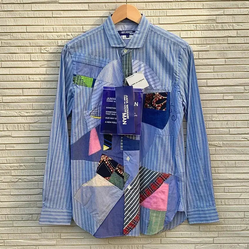 [BUNJANG] Junya Watanabe Patchwork Shirt / 준야 와타나베 패치워크 셔츠