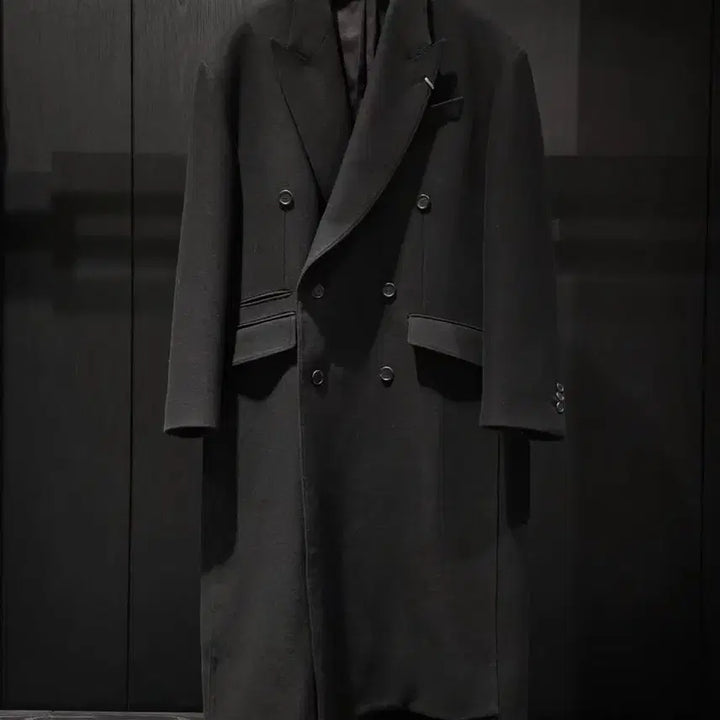 [BUNJANG] Songzio 25FW Double-Breasted Long Coat Black / 25fw 송지오 코트