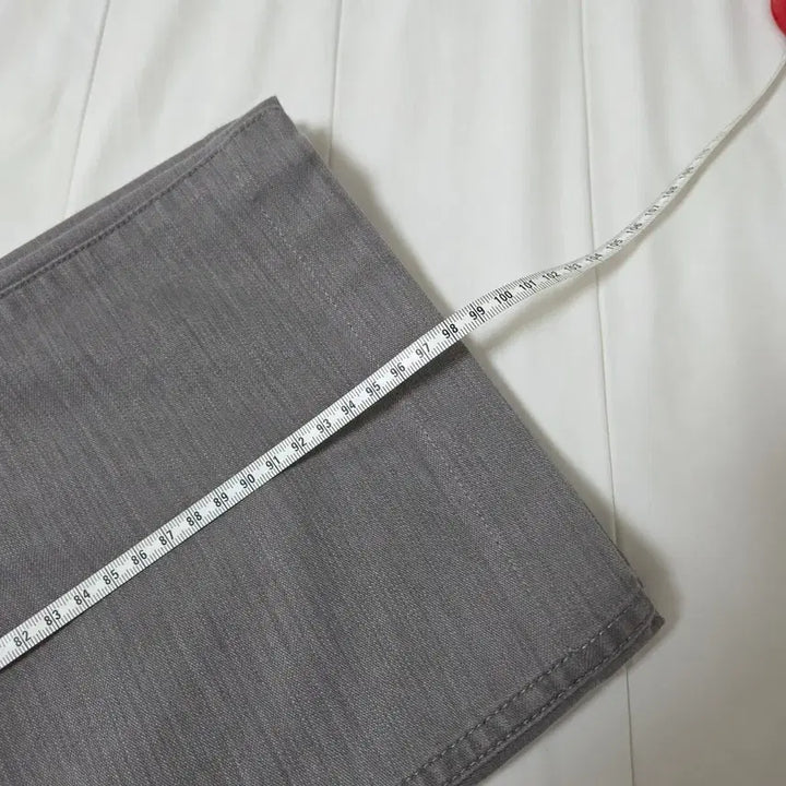 [BUNJANG] Pottery Back Satin Slim Straight Fatigue Pants Gray Khaki / 포터리 백사틴 슬림 스트레이트 퍼티그 팬츠 2 그레이 카키 / 바지 워크