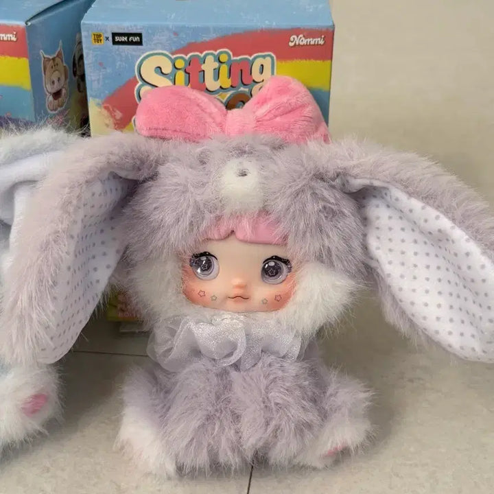 [BUNJANG] Nomi Zoo Rabbit and Elephant Plush Keyring / 노미 동물원 토끼 코끼리 인형 키링 (단순개봉)