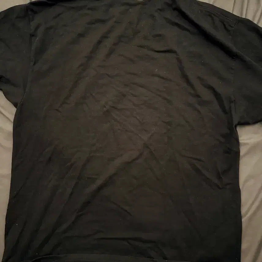 [BUNJANG] FROMWITH Two-Tone Logo T-Shirt Black Size 2 / 파프롬왓 파 투톤 로고 티셔츠 블랙 2사이즈