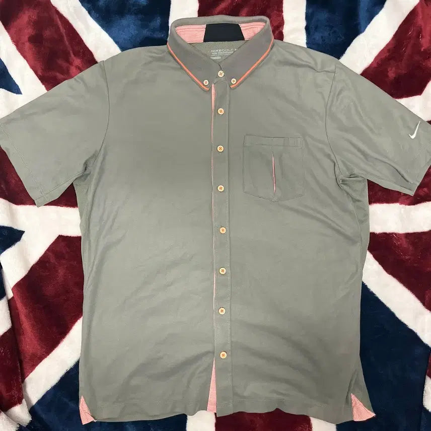 [BUNJANG] Nike Golf Tour Performance Short Sleeve Shirt (Gray, 2XL) / 나이키 골프 투어 퍼포먼스 반팔 셔츠 105~110