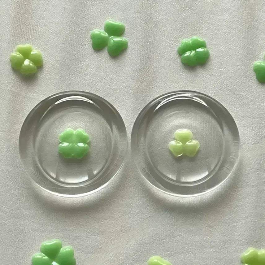 [BUNJANG] Clover Wreath Resin Craft / 클로버 워리스톤