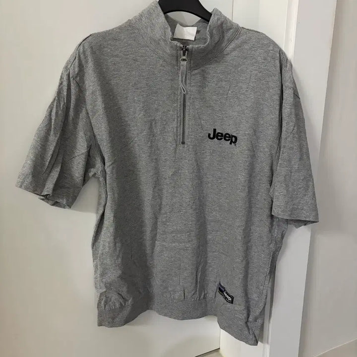 [BUNJANG] 지프 jeep 반팔 반집업 회색 s / 지프 jeep 반팔 반집업 회색 s