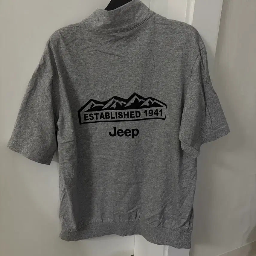 [BUNJANG] 지프 jeep 반팔 반집업 회색 s / 지프 jeep 반팔 반집업 회색 s