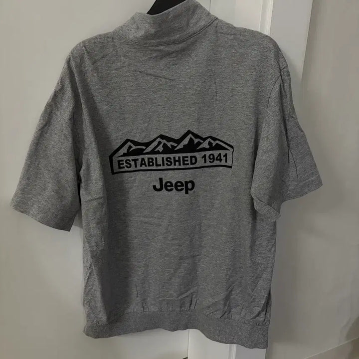 [BUNJANG] 지프 jeep 반팔 반집업 회색 s / 지프 jeep 반팔 반집업 회색 s