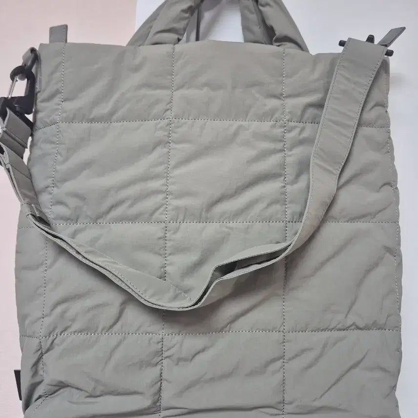 [BUNJANG] Snowpeak Quilted Tote and Shoulder Bag / 스노우피크 퀼팅 토트백 겸 숄더백 크로스백 패딩백