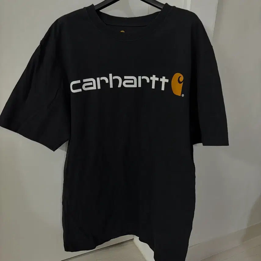 [SOLD OUT] 칼하트 블랙 로고 반팔 티셔츠 s
