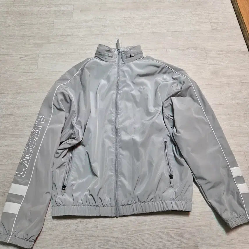 [BUNJANG] Lacoste Windbreaker Jacket Grey M / 택달린 새상품 //라코스테 바람막이 자켓 050 그레이 M