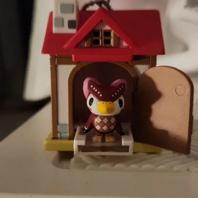 [BUNJANG] Animal Crossing House Keychain (Bok)  / 동물의 숲 집키링 집 부옥이