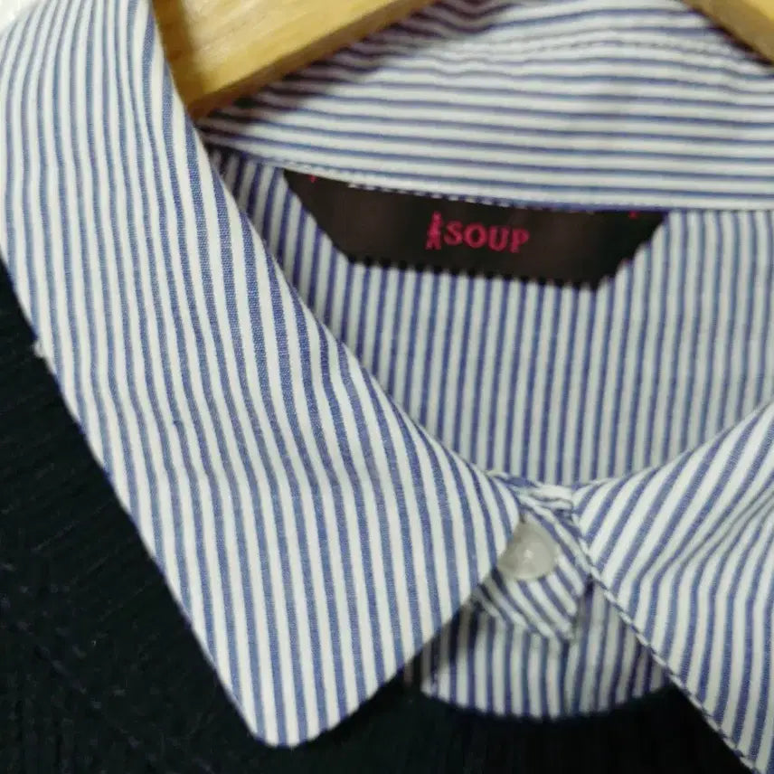 [BUNJANG] SOUP Layered Knit Shirt Size 66 / [SOUP] 숲 레이어드 니트 셔츠 (66사이즈)