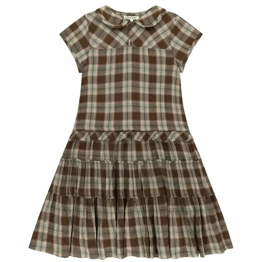 [BUNJANG] Koiseio Low Edge Check Dress Size 2 / 코이세이오 원피스