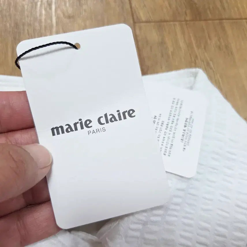 [BUNJANG] marie claire Double Collar Pintuck Dress / 마리끌레르(marie claire) 더블카라 핀턱원피스 55-66 새상품