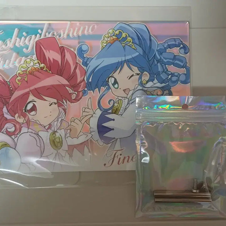 [BUNJANG] Shugo Chara! Hoshina Utau &amp; Kamiya Miki Acrylic Panel Stand / (개봉품)신비한 별의 쌍둥이 공주 신쌍공 파인 레인 아크릴 패널 스탠드