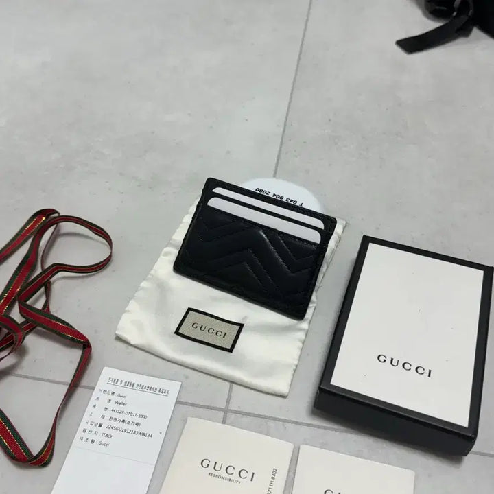 [SOLD OUT] [정품]구찌 마몽 카드지갑(풀박스)