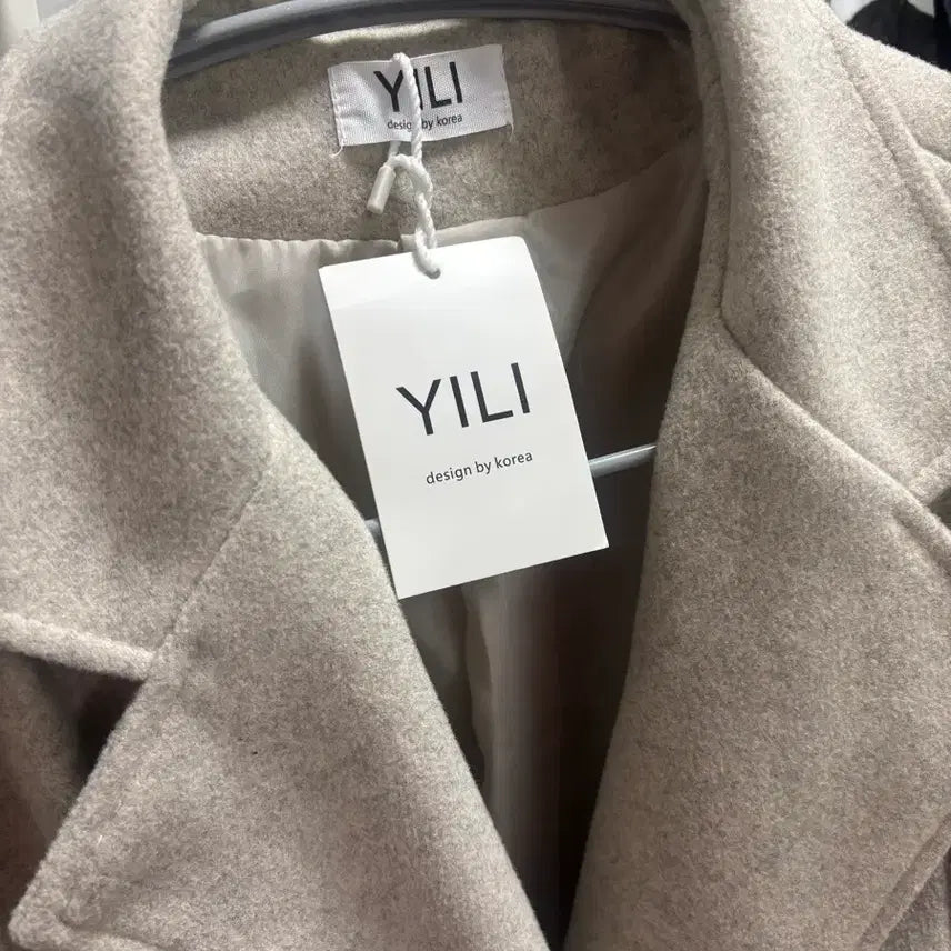 [BUNJANG] 새상품) YILI 아이보리 더블 롱코트 / 새상품) YILI 아이보리 더블 롱코트