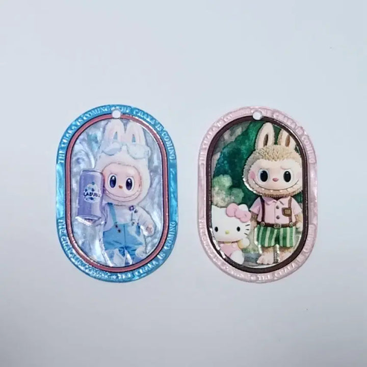 [BUNJANG] DIY Labubu Character Acrylic Pendant Charm / DIY 아크릴 라부부 캐릭터 팬던트