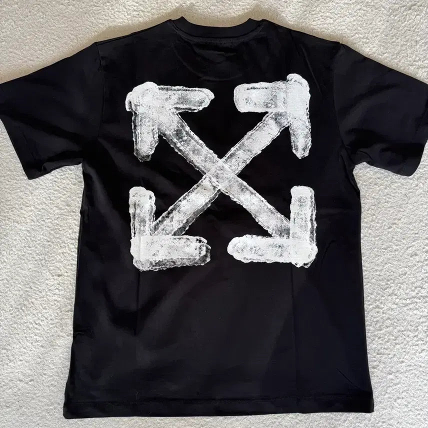 [BUNJANG] Off-White Black T-shirt / 오프화이트 반팔