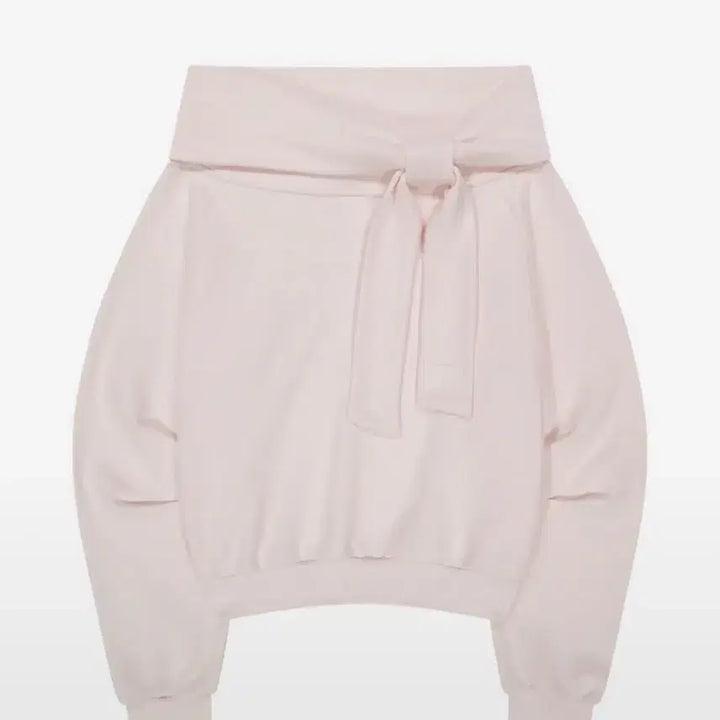 [BUNJANG] Ilygo Pure Bow Off-shoulder Sweatshirt Pink / 판매)일리고 퓨어 보우 오프숄더 맨투맨 핑크