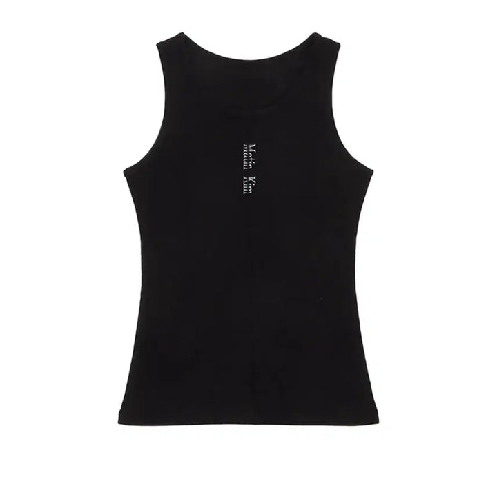 [BUNJANG] Matinkim Sleeveless Top (Black) / 마뗑킴 핀턱 슬리브리스(블랙)
