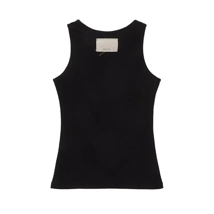 [BUNJANG] Matinkim Sleeveless Top (Black) / 마뗑킴 핀턱 슬리브리스(블랙)