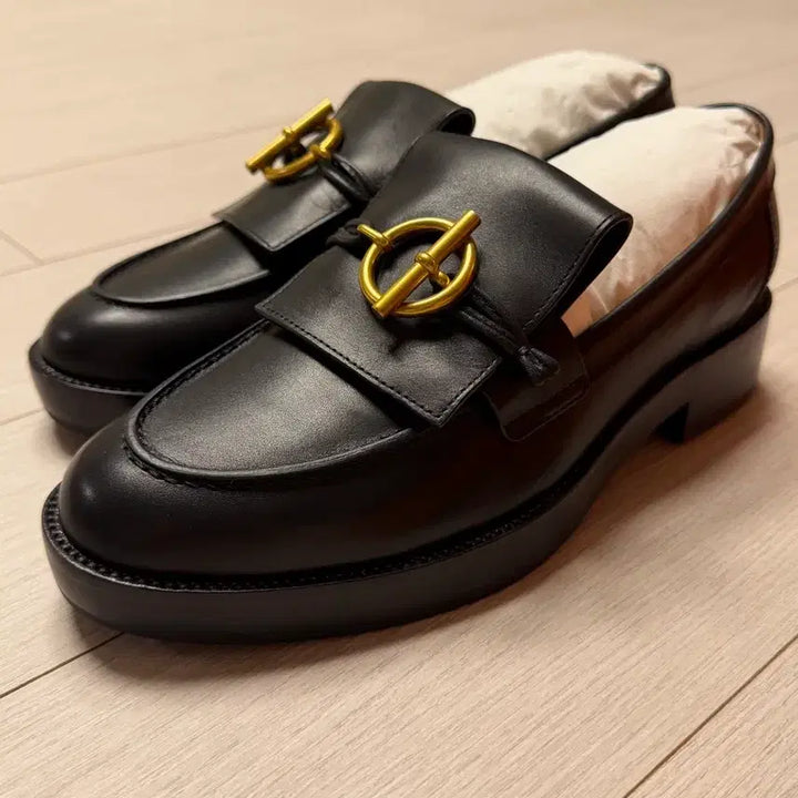 [BUNJANG] Hermès Loafers Black Size 38 / 에르메스 로퍼 38사이즈