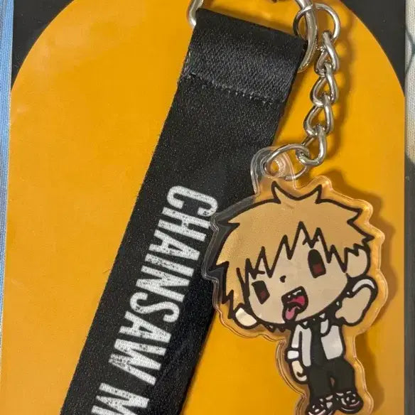 [BUNJANG] Chainsaw Man Denji Acrylic Strap Keyring Exhibition Item / (할인!! 1.3, 미개봉) 체인소맨 덴지 아크릴스트랩 키링 전시회 상품