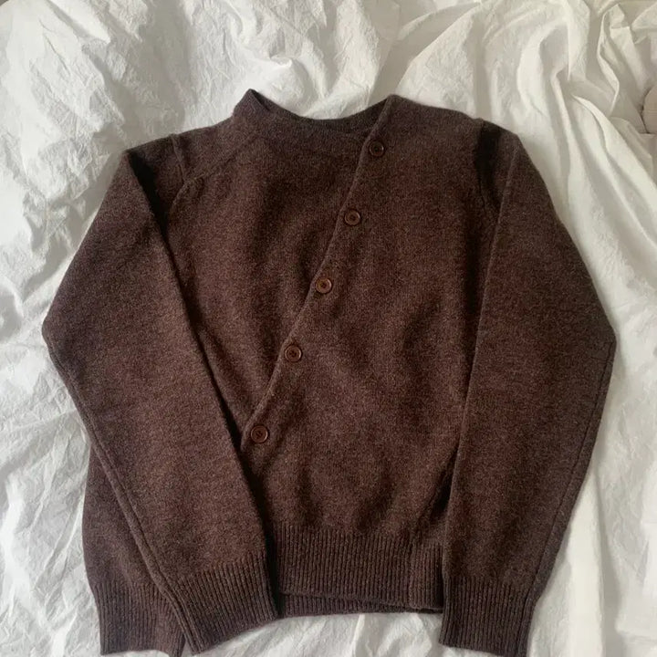 [BUNJANG] ee Numare Two-Way Cardigan - Brown / ee누마레 투웨이 가디건 -브라운