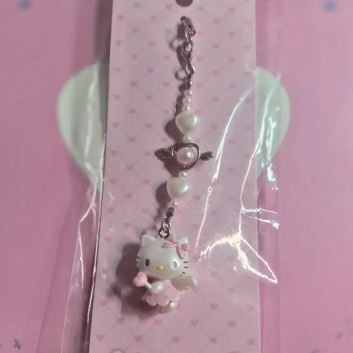[BUNJANG] Sanrio Yumemiru Angel 1st Edition Hello Kitty Strap (Sealed) / 산리오 유메미루 엔젤 1탄 키티 스트랩 미개봉 양도