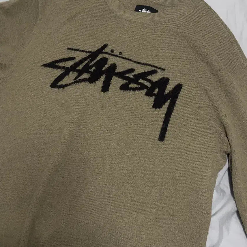 [BUNJANG] Stussy Brushed Knit Sweater / Stussy brushed kint L
