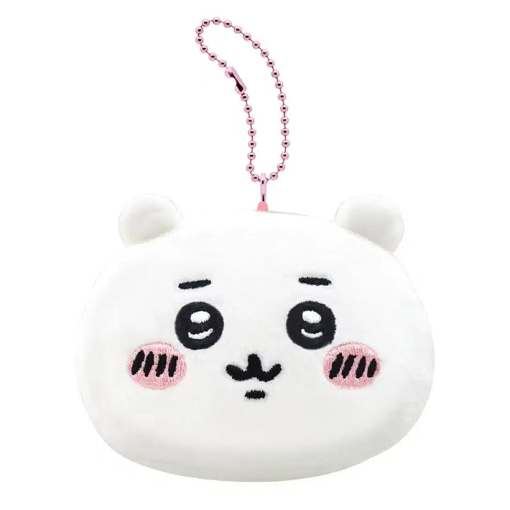 [BUNJANG] Chiikawa MochiMochi Face Mascot Keychain / 치이카와 모찌모지 페이스 마스코트 키링