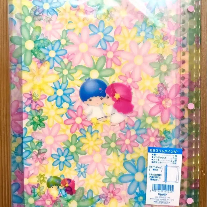 [BUNJANG] Kiki Lala A4 26-Hole Notebook / 키키라라다이어리 , A4리틀트윈스타 26공 노트 , 리틀트윈스타 다이어리