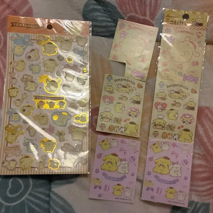 [BUNJANG] Sanrio Pompompurin Sticker Bundle / 산리오 폼폼푸린 스티커 일괄