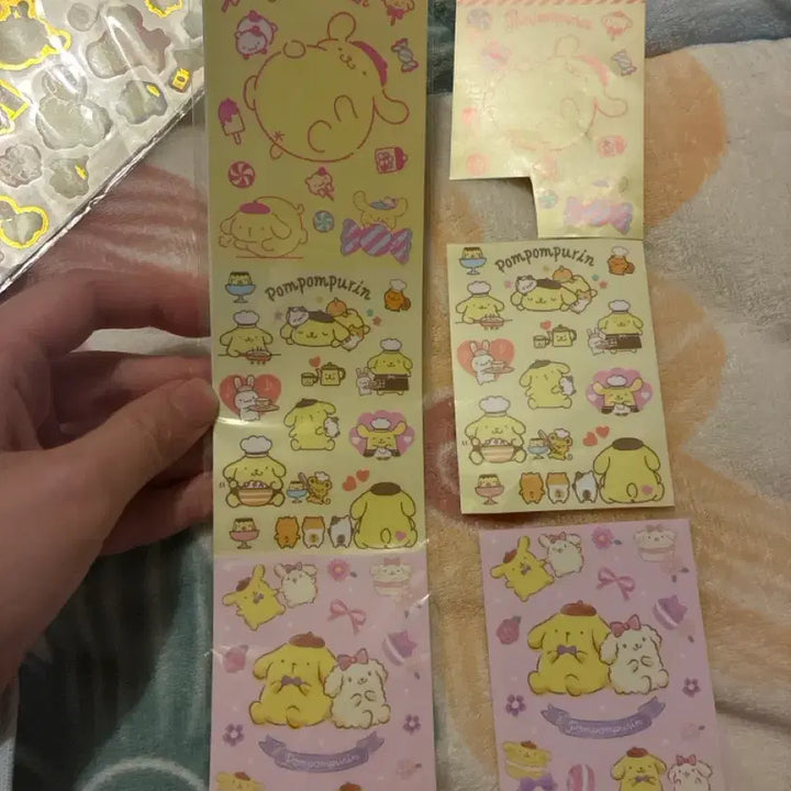 [BUNJANG] Sanrio Pompompurin Sticker Bundle / 산리오 폼폼푸린 스티커 일괄